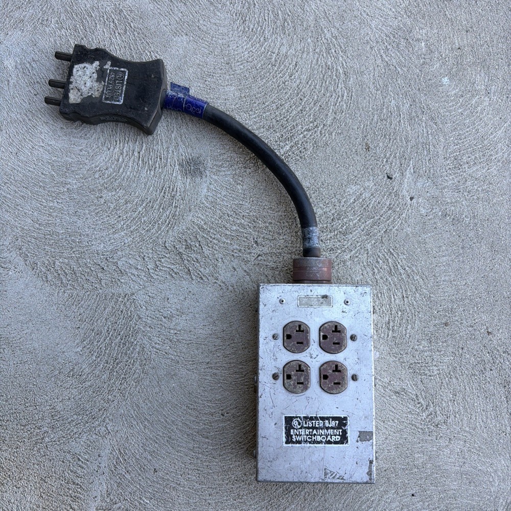 Mole-Richardson 60 Amp 6 Receptacle Box