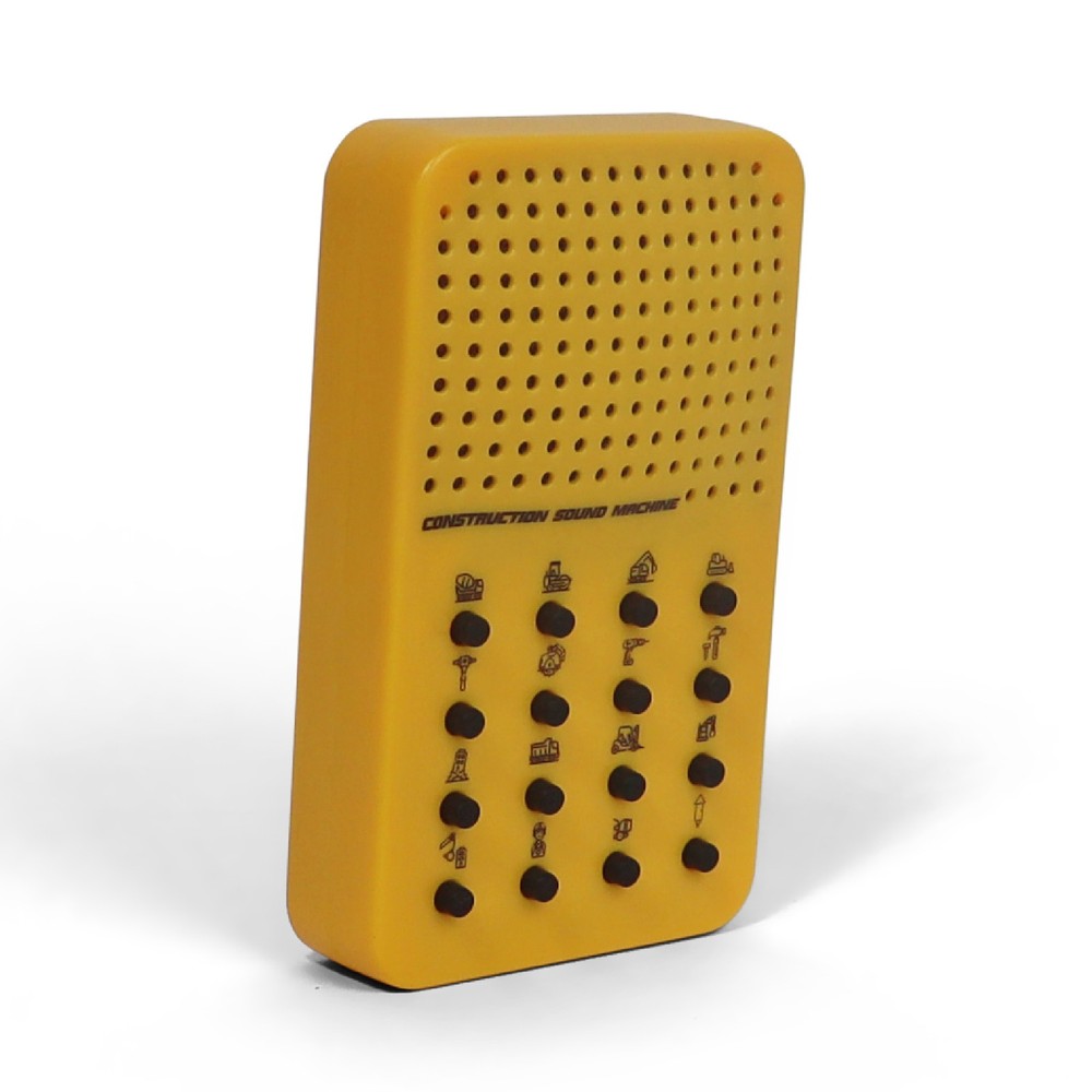 Construction Noisemaker with 16 Sounds, Whistles, Horns, and Engine Noises,