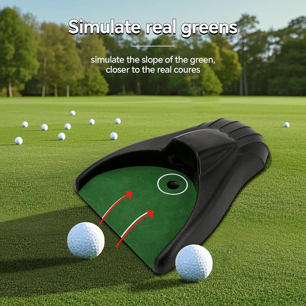 Golf Automatic Putting Cup, Return Putting Machine, Automatic Ball Returner, ...