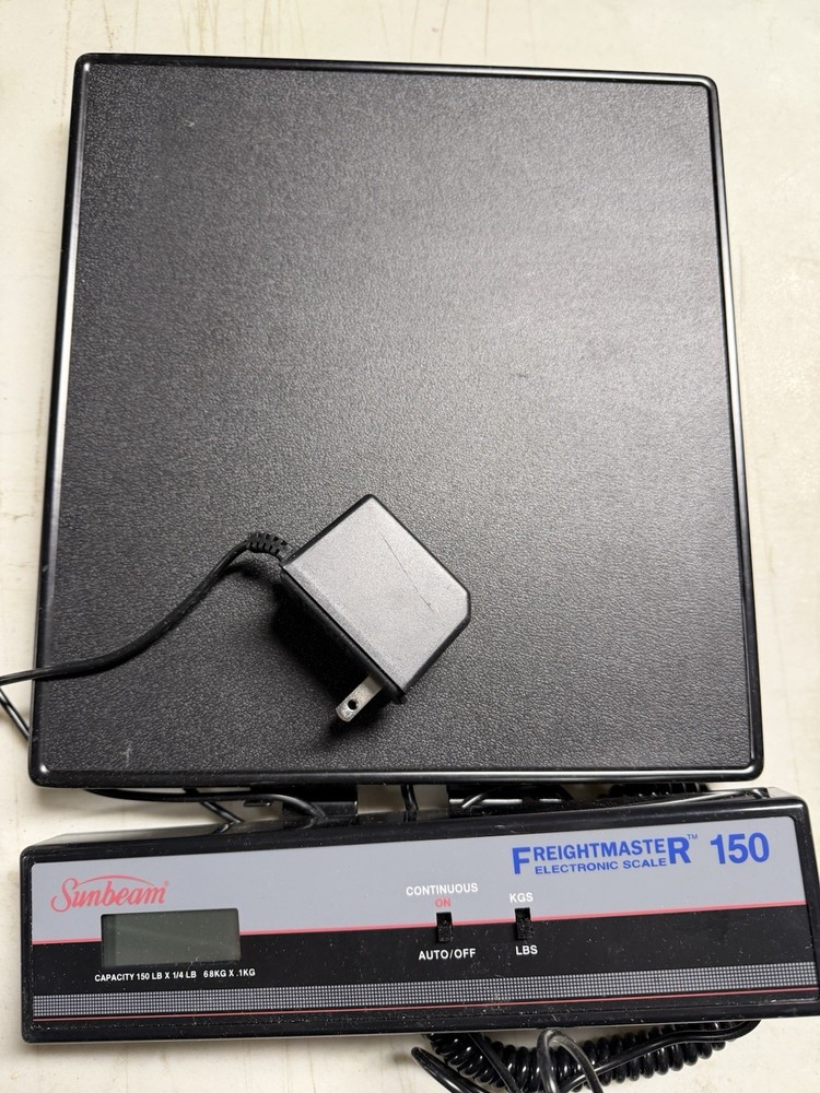 Sunbeam Freightmaster 150 Electronic Postal Scale 150 LB Capacity Digital