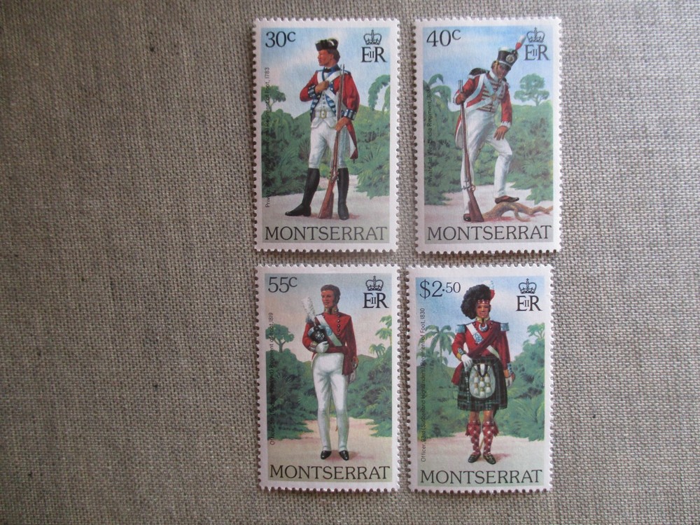 Montserrat, Scott# 401-404, MH