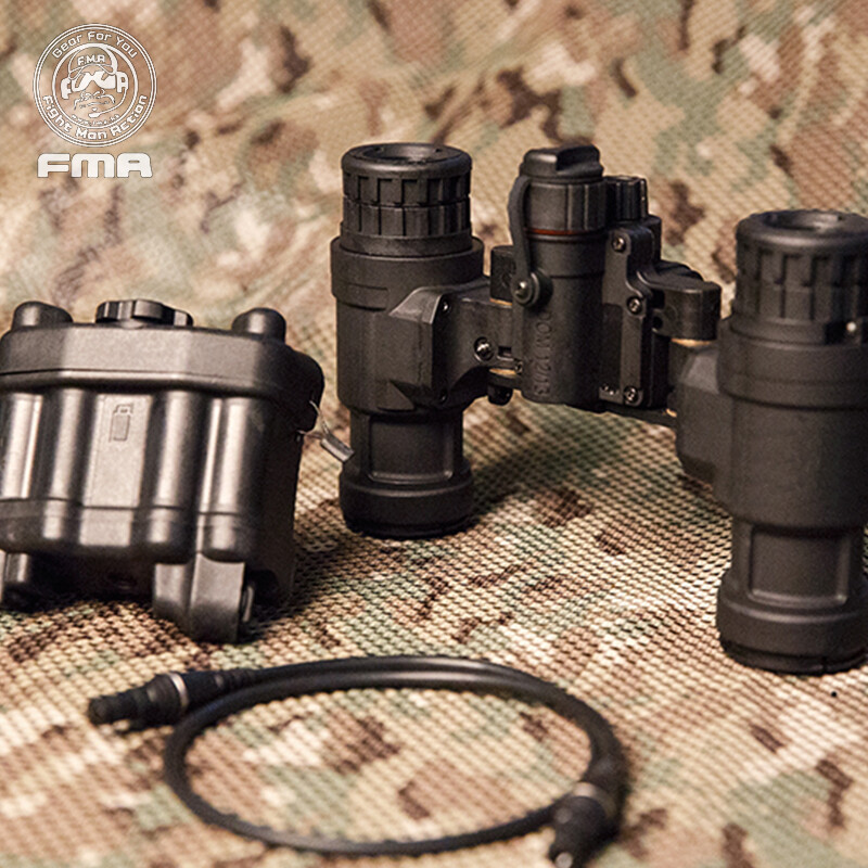 FMA Airsoft Binocular Helmet NVG PVS31 Dummy with Light Function Tactical Gear