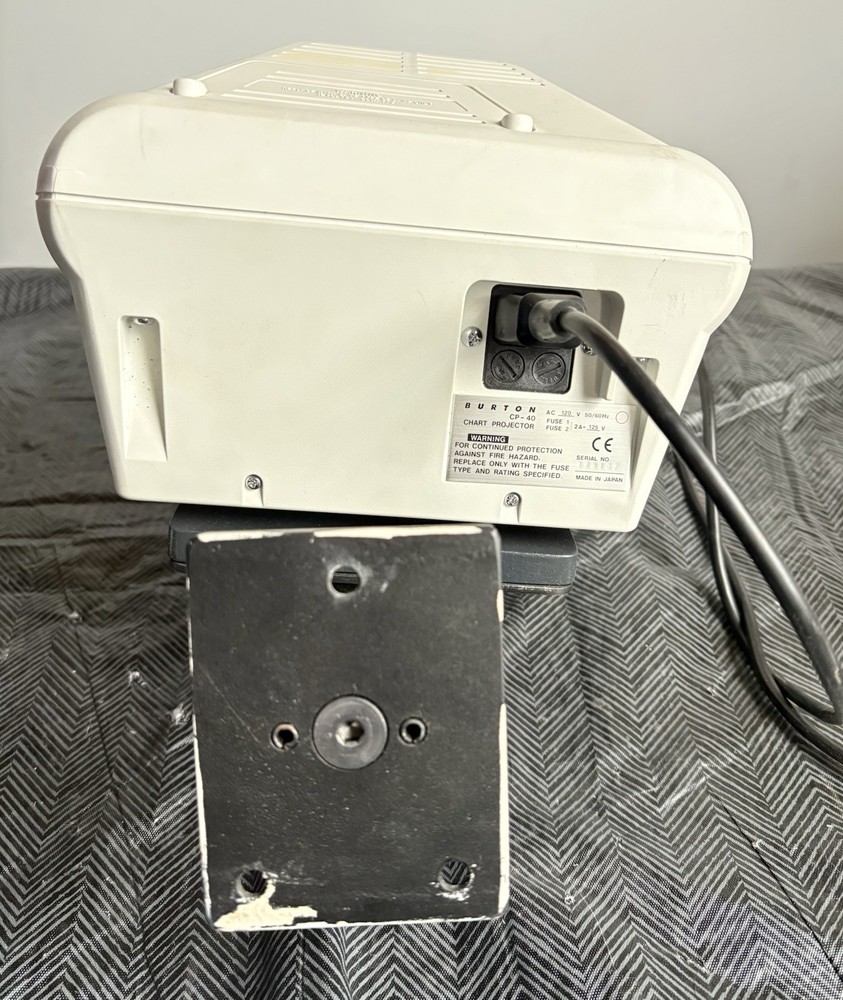Burton CP-40 Chart Projector *Tested Powers On*