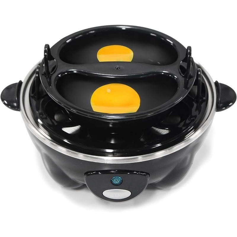 Egg Cooker Rapid Boil 7 Egg Capacity Easy Peel Auto Shut Off Multi Function New