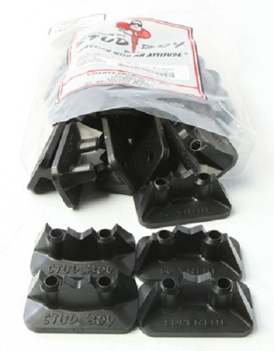 Stud Boy .75 Black Super-Lite Pro Series Double Backers - 24 Pack
