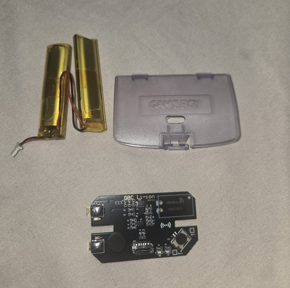 Gameboy Rechargeable Mod Kit  Type C For Gameboy