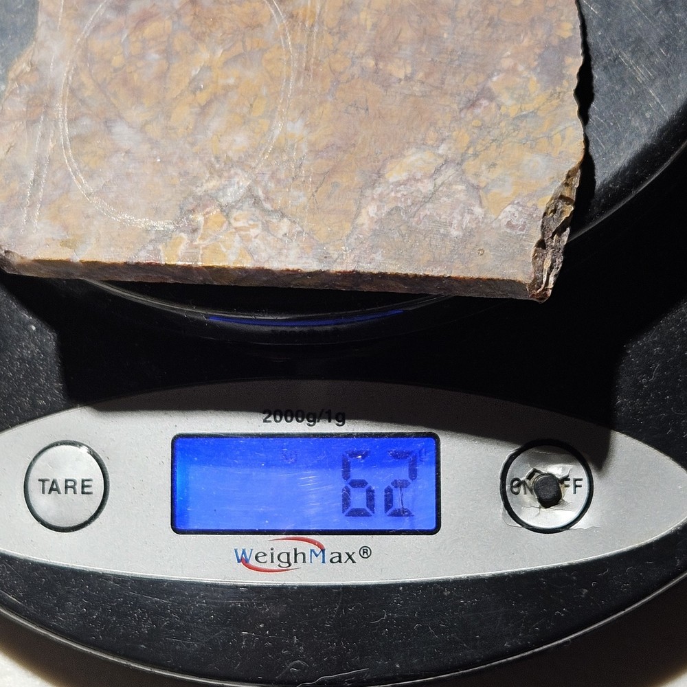 Jasper Lapidary Slab 62 Grams