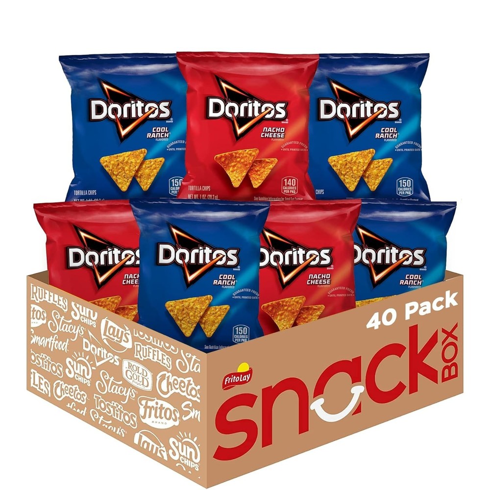 Bold Variety Pack - Doritos Nacho Cheese & Cool Ranch Chips=