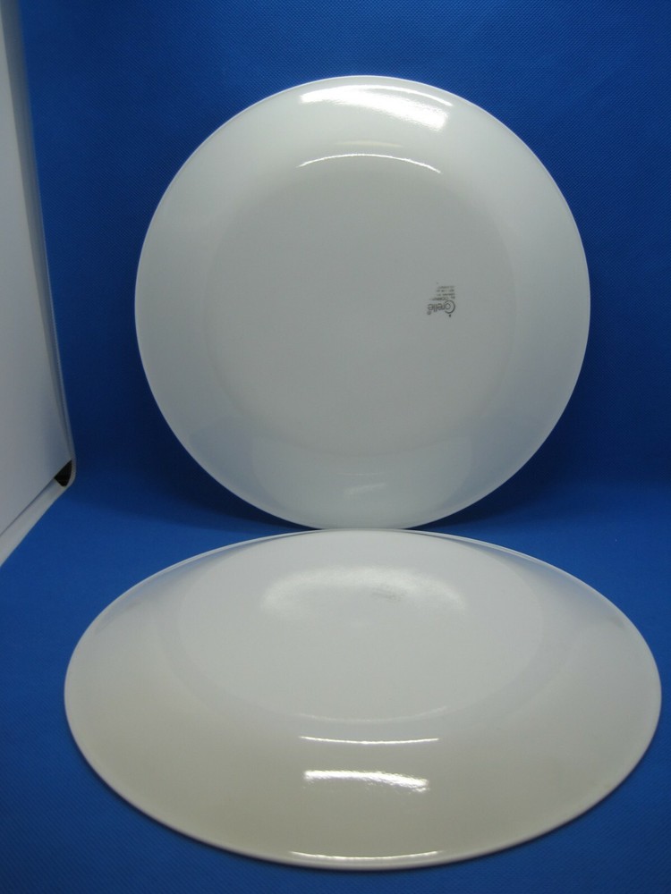 2 Corelle Spring Blossom Green Crazy Daisy Dinner Plates