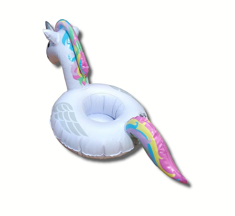 Inflatable Mini Magical Unicorn Beverage Float Boats 3pk