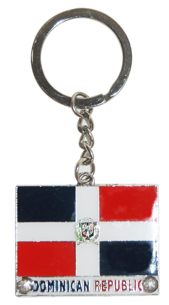 Dominican Republic Flag Key Chain