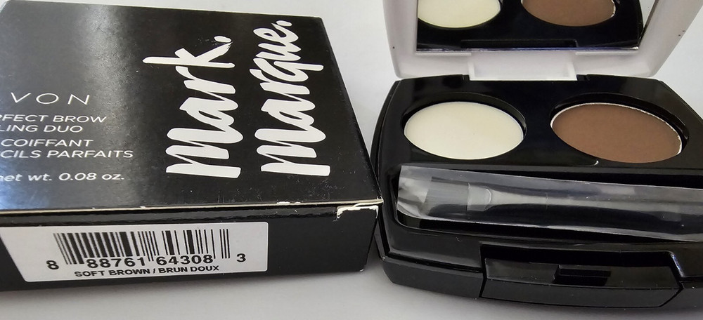 Avon Mark Marque Perfect Brow Styling Duo In Soft Brown FILL & DEFINE EYEBROWS