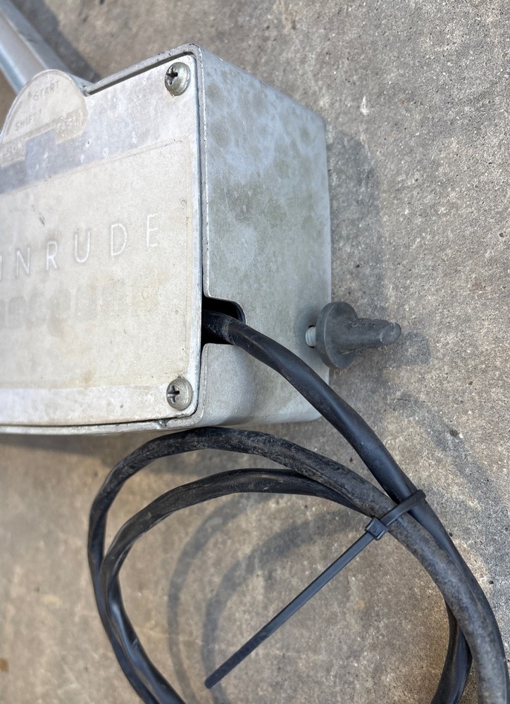 Evinrude Selectric Control Box Left Port Side Mount-untested
