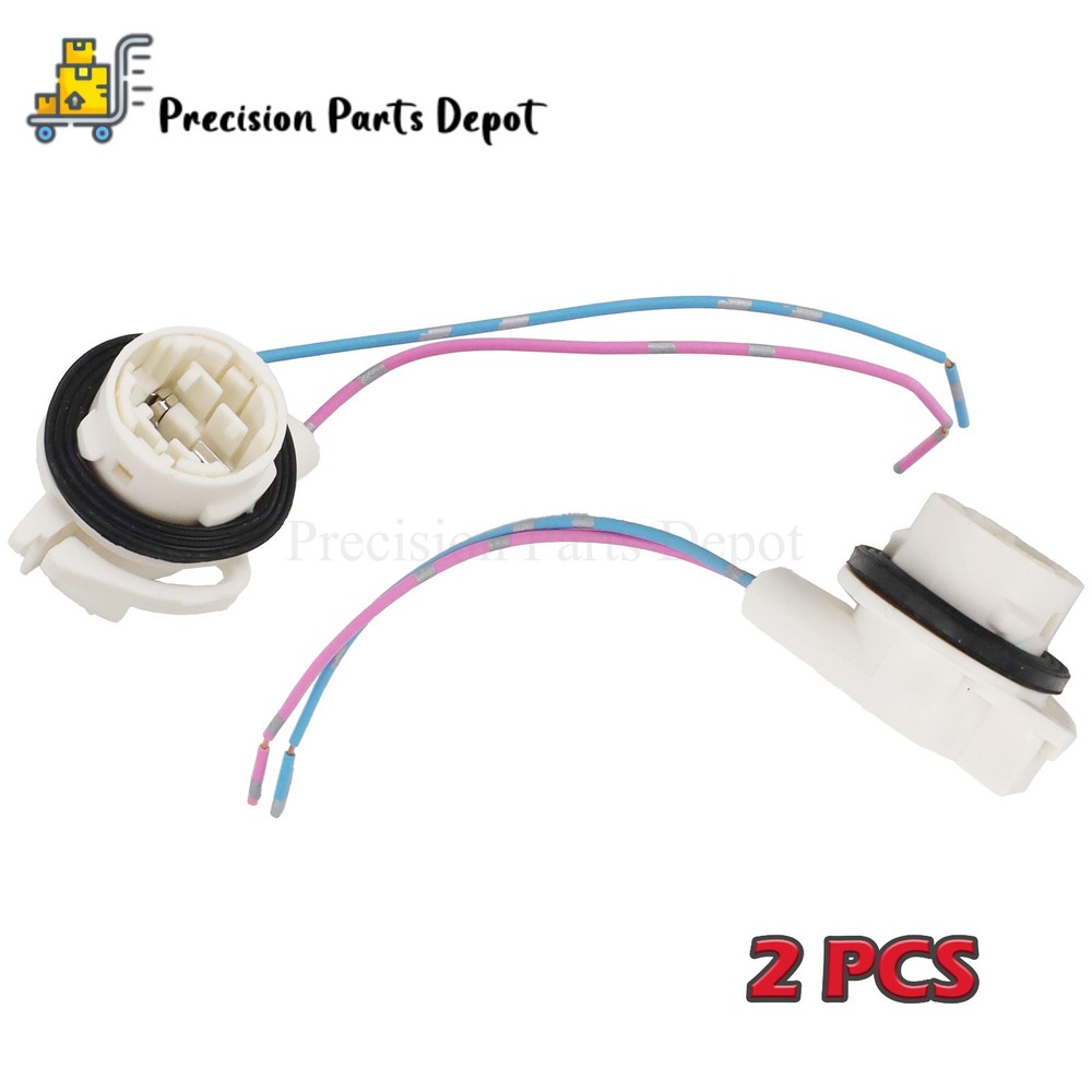 Fits Chevrolet Silverado GMC Sierra 3157 3156 Light Bulbs Socket 2 Wire Harness