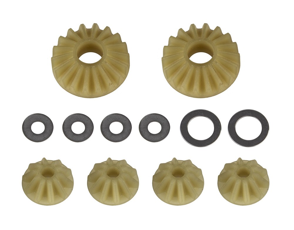 Team Associated 92307 - Factory Team RC10 B74 LTC Diff Rebuild Set, Plastic