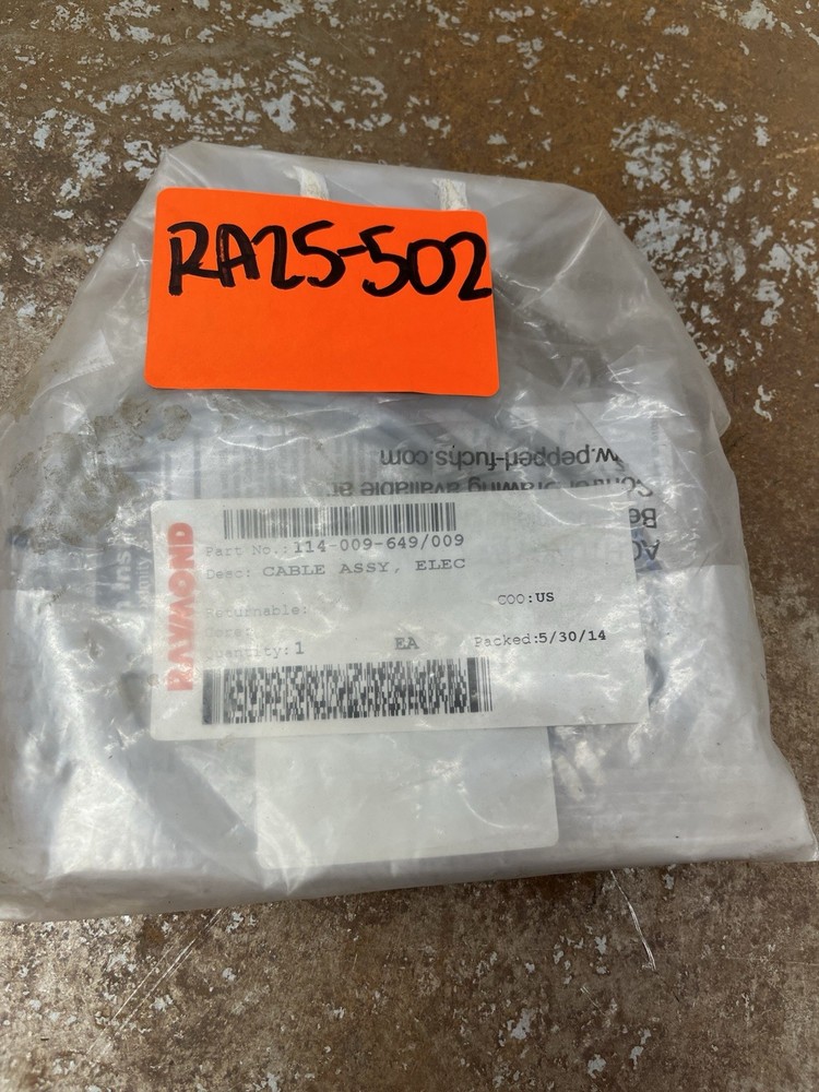 Raymond 114-009-649/009 Cable assembly Elec
