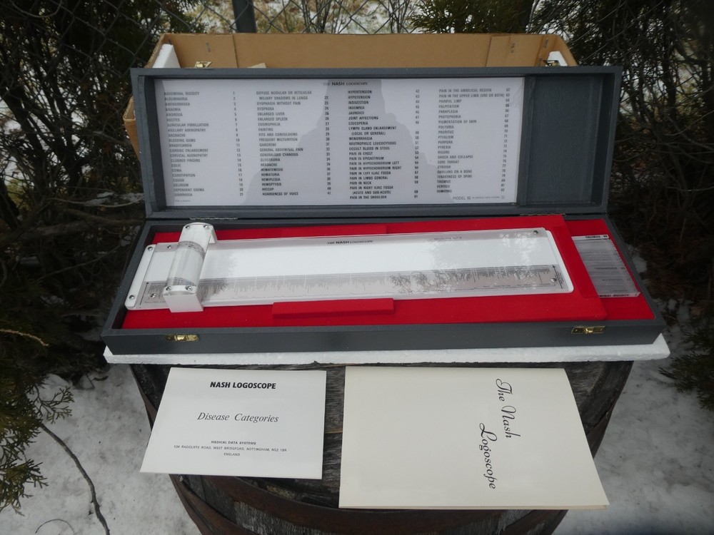 THE NASH LOGOSCOPE  BY MEDICAL DATA SYSTEMS-DIAGNOSTIC TOOL (C. 1965)