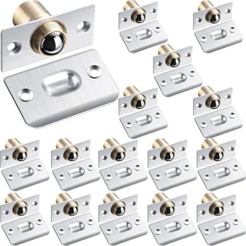 Adjustable Stainless Steel Ball Catch Hardware - 16 Pack