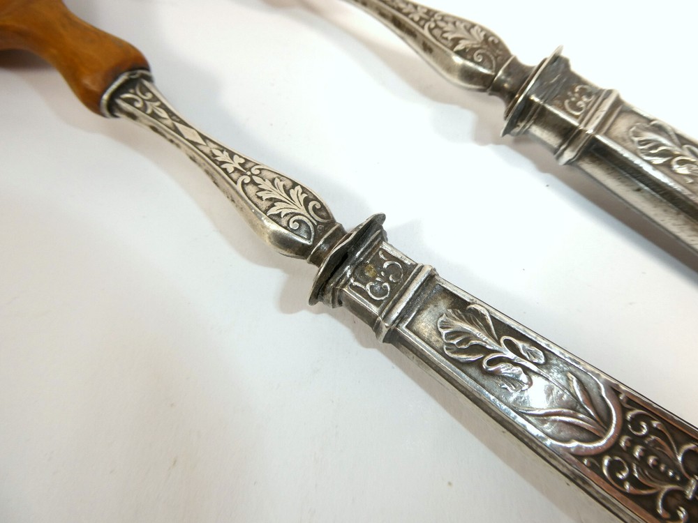 Silver Cutlery Salad Cutlery Circa 1850