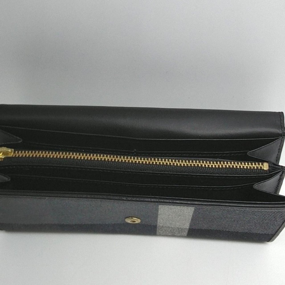 Blue Label Crestbridge Long Wallet Black