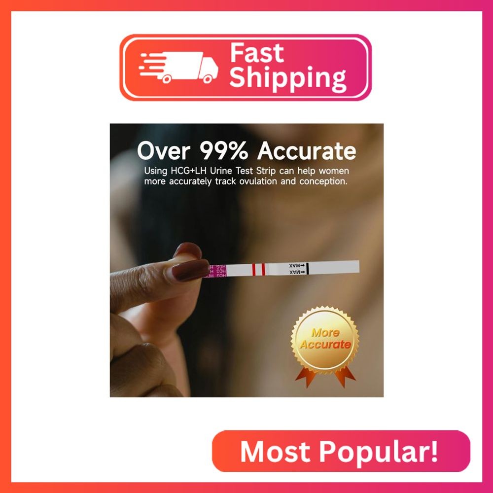 Amazewell Ovulation Test Strips and Pregnancy Test Strips Kit, Ovulation Strips