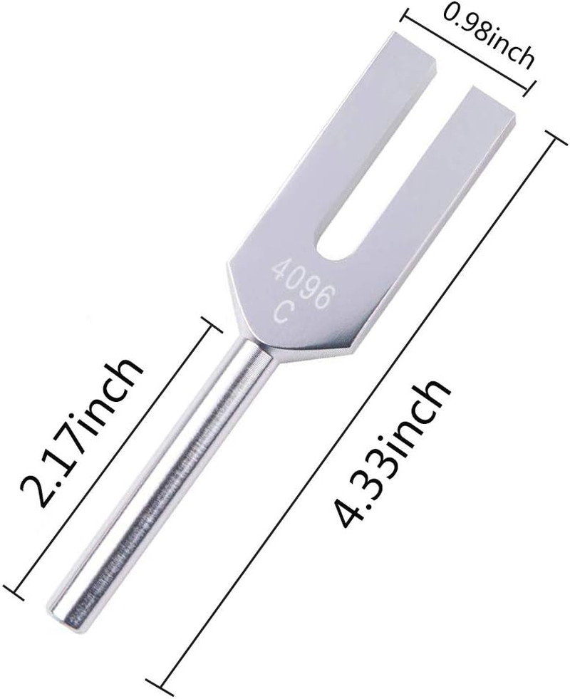 Tuning Fork, 4096 Hz Tuning Fork - Crystal Tuning Fork with Hammer for Healing,