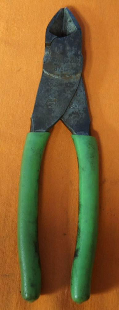 Snap On 87ACF 7" Combo Cut Cutter Tool Green Handle