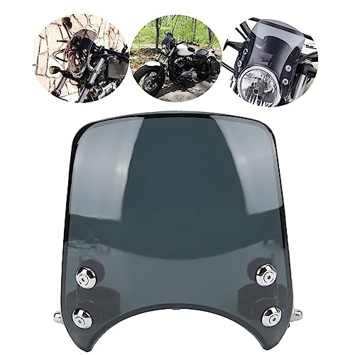 Motorcycle Windshield Headlight Fairing 180° Adjustable Wind Deflector for