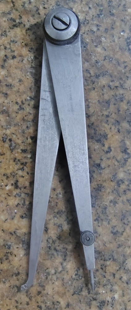 🗽VINTAGE 9" HERMAPHRODITE ID / OD DIVIDER CALIPER