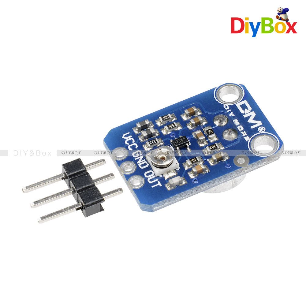 MAX4466 Electret Microphone Amplifier With Adjustable Gain For Arduino