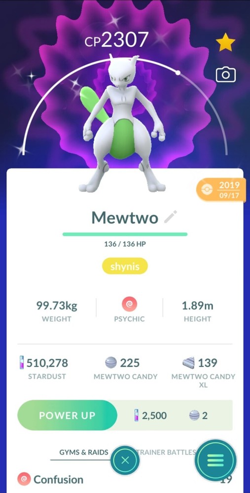 Mewtwo Shiny 1 Million Trade