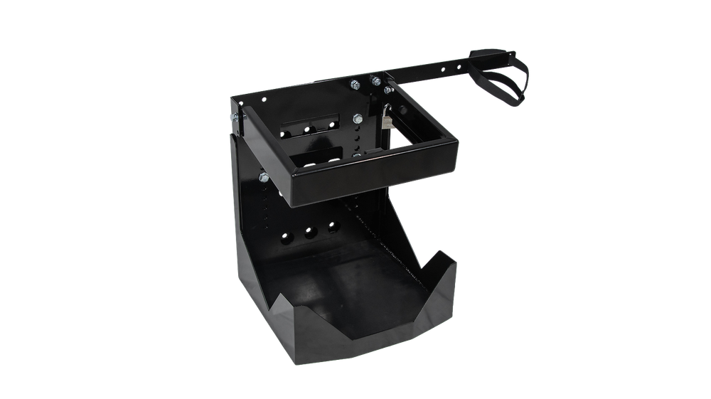 Adjustable Backpack Blower Rack for Open & Enclosed Trailer/ Truck Holder W/Lock