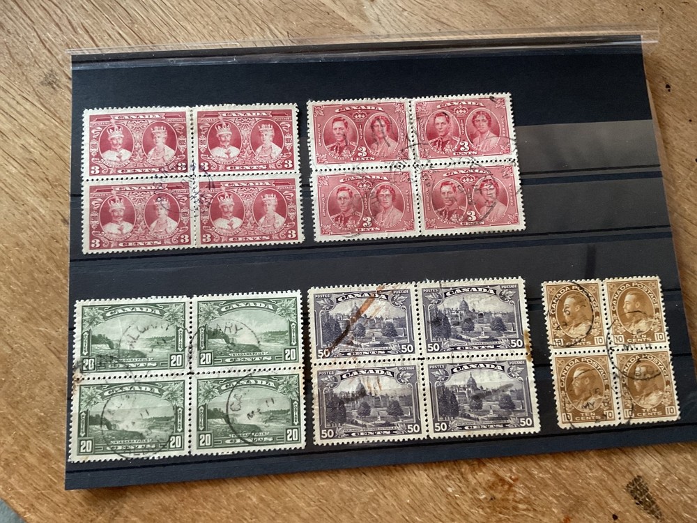 Canada used blocks  stamps  B1721