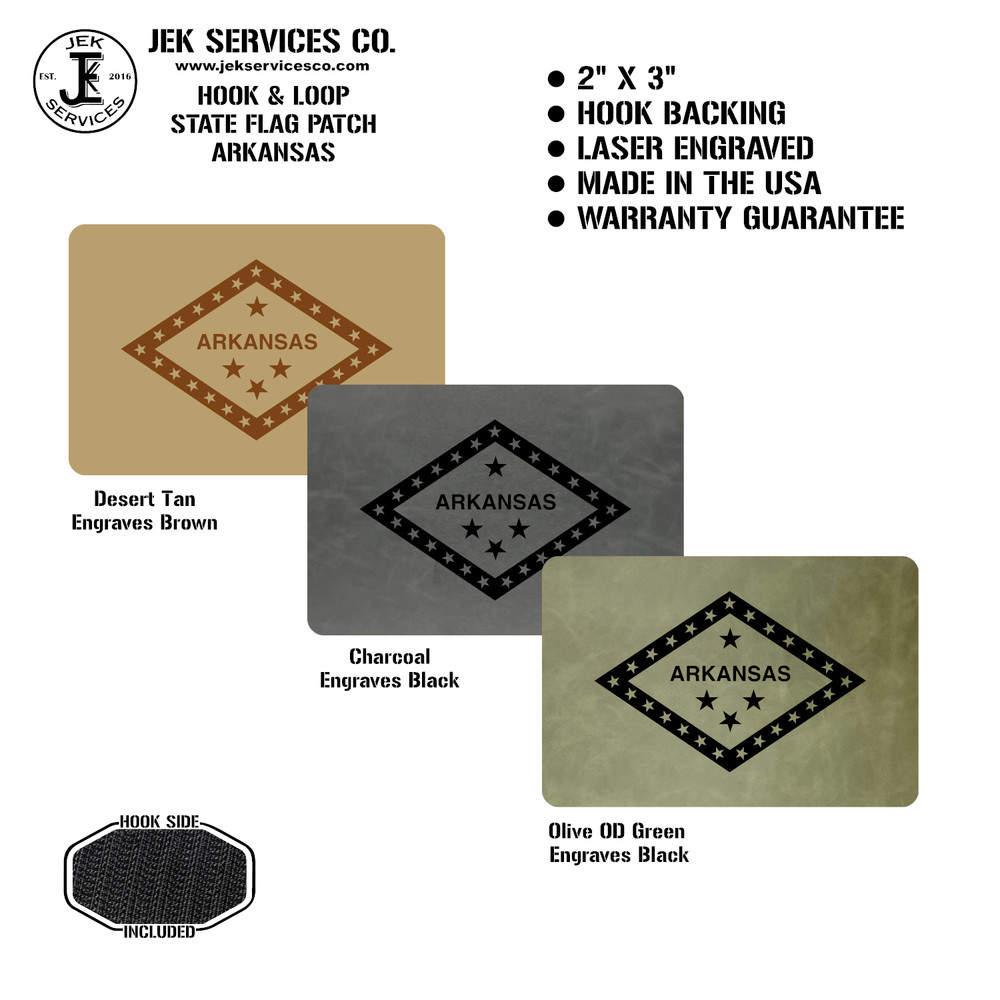 State Flag Tactical Morale Patch – 2” x 3” Hook & Loop Plate Carrier Patch