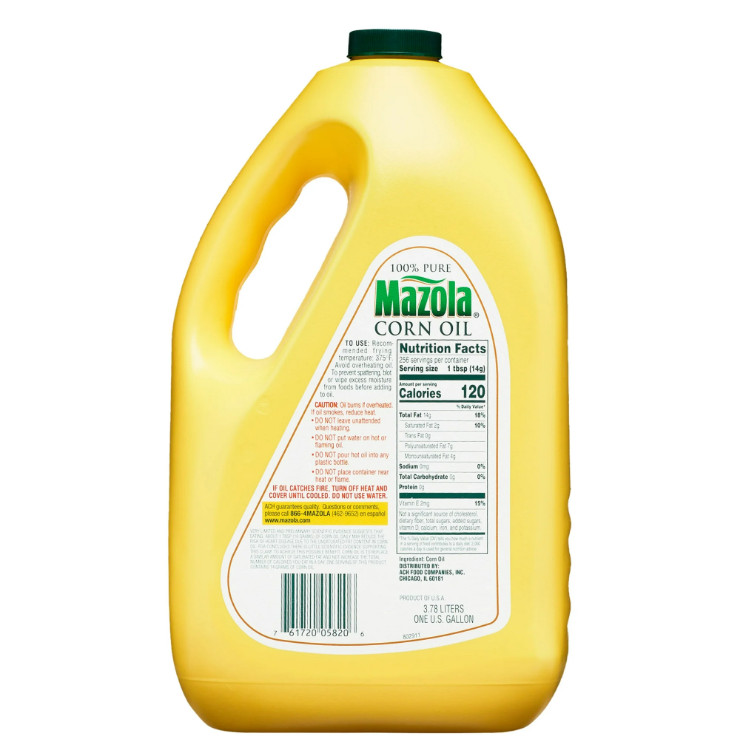 4 PACK Mazola Corn Oil, 1 gallon