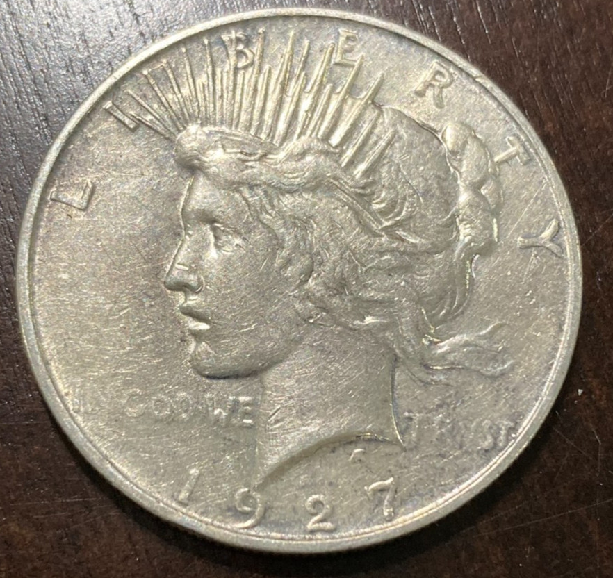1927 D Peace Silver $1 MMM #18