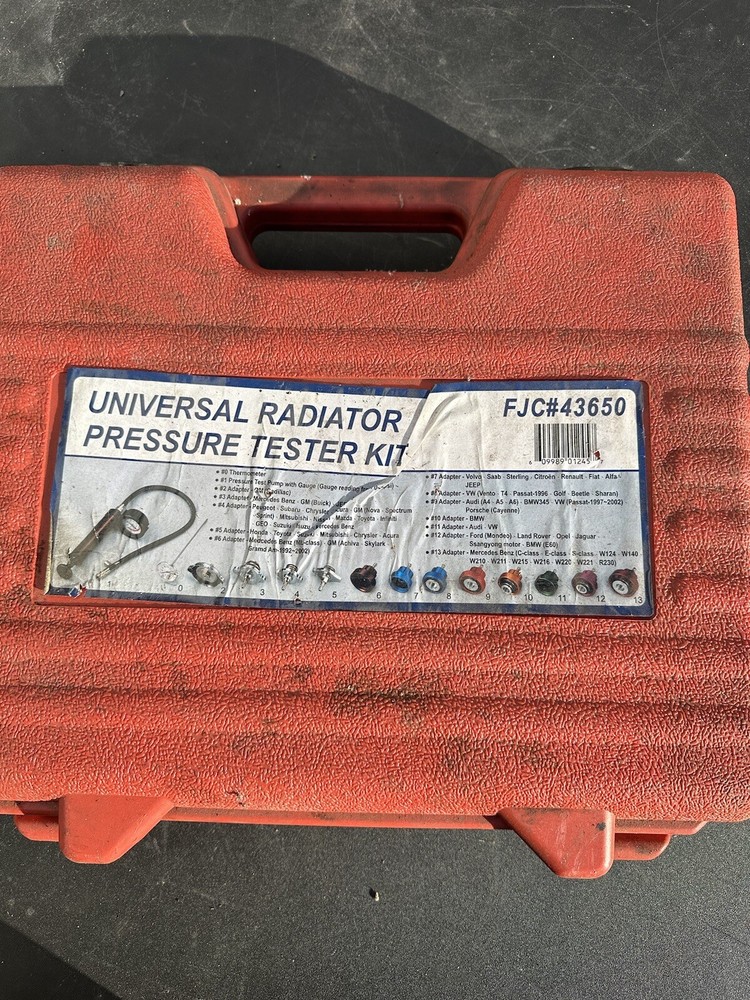 FJC 14-Piece Radiator Pressure Tester Kit 1E
