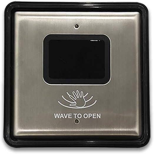 Olide Touchless Wired Wave Sensor to Open Switch for Automatic Door Opener