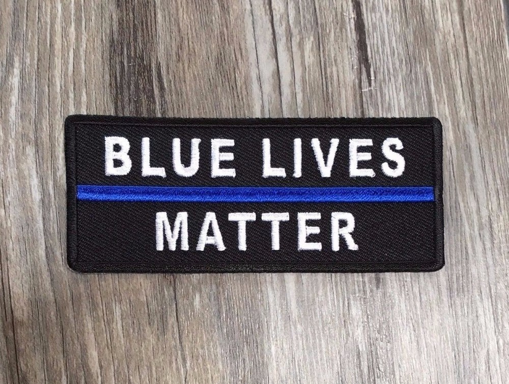 Blue Lives Matter Thin Blue Line LEO Patch