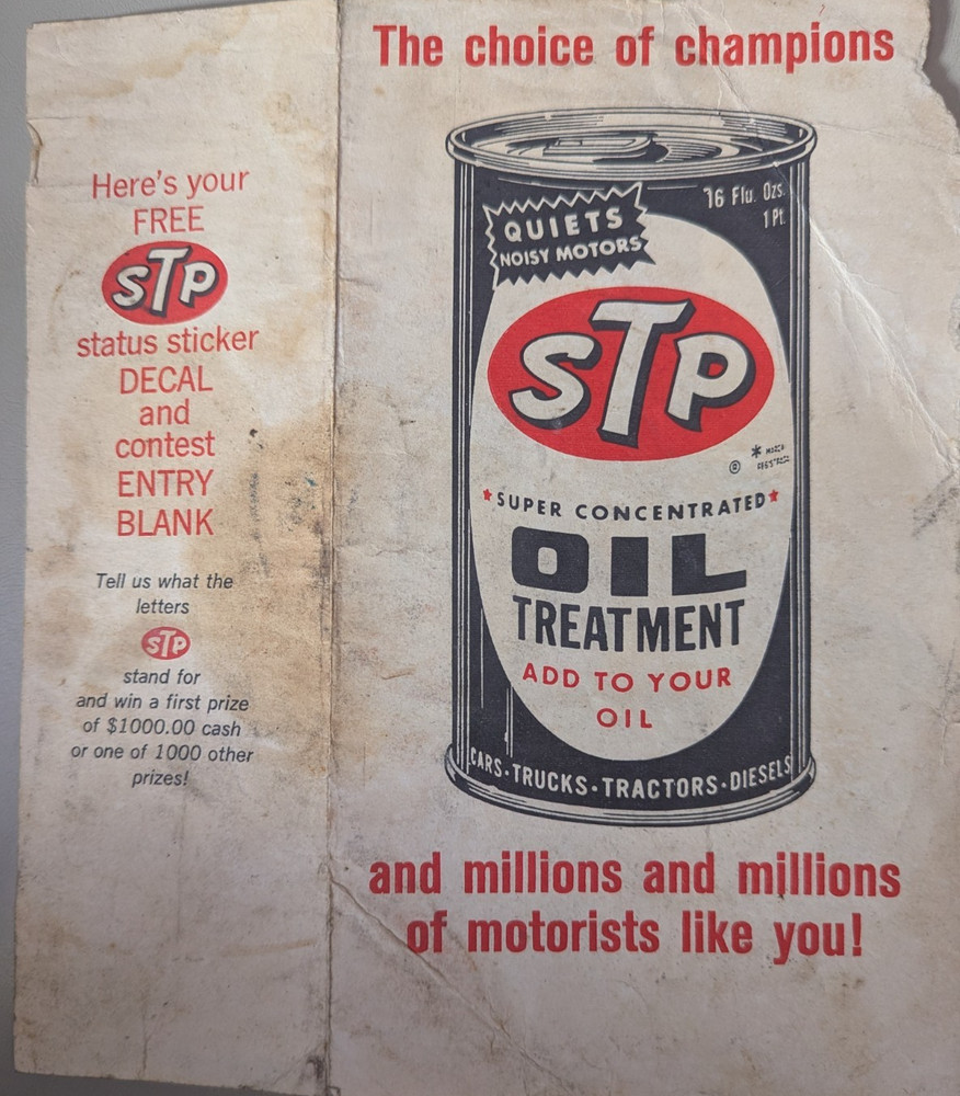 Studebaker STP Contest Postcard