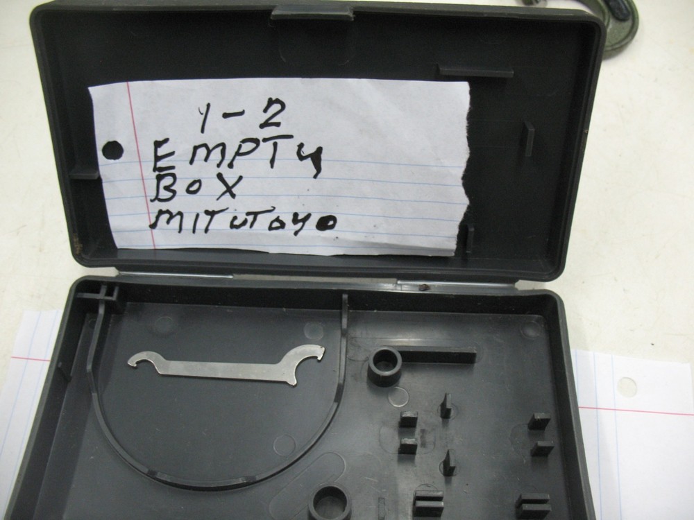 MITUTOYO 1" to 2" EMPTY BOX