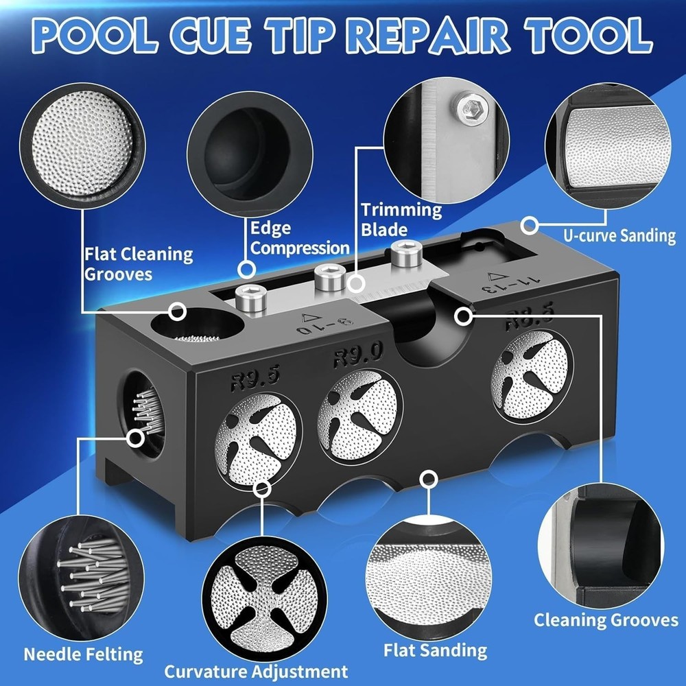 Professional Pool Cue Tips Repair Tool