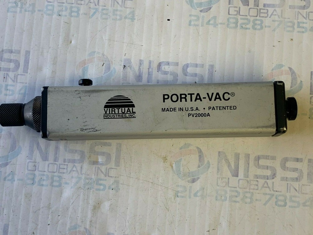PORTA-VAC PV2000A PORTABLE VACUUM HANDLING TOOL