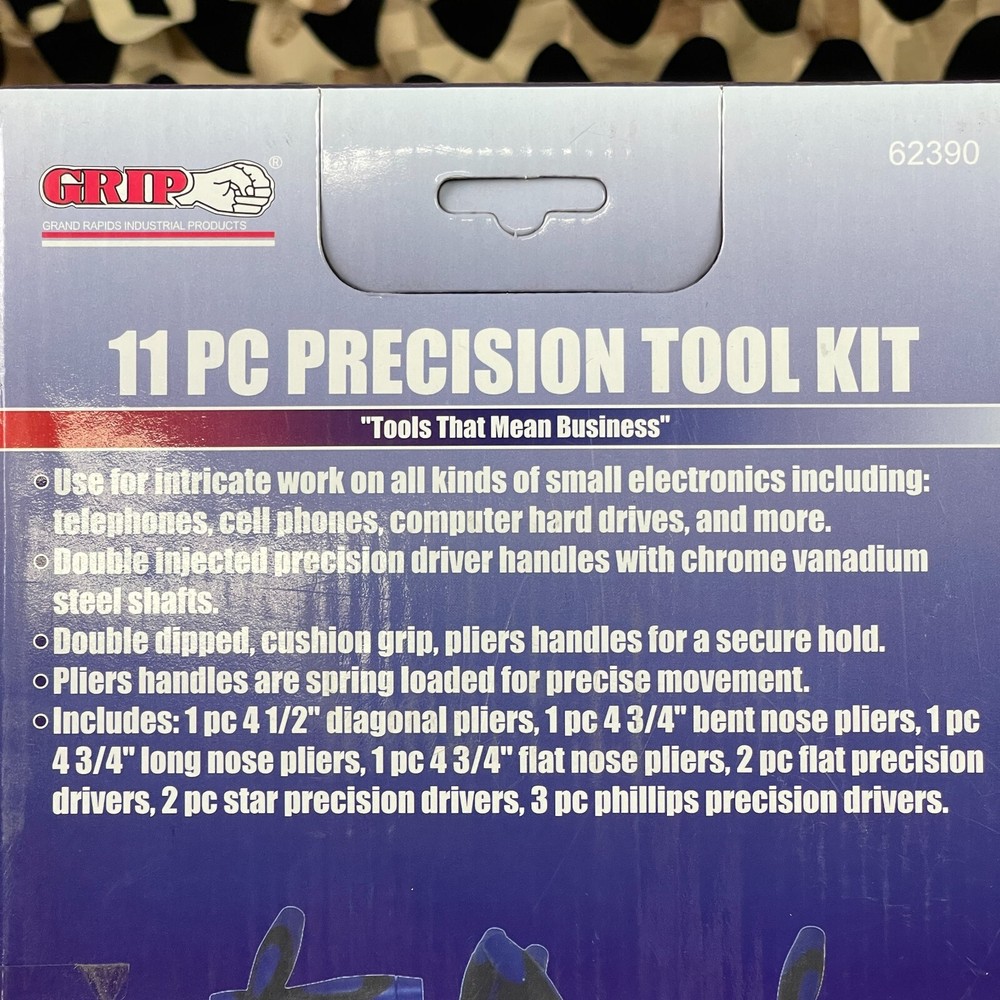 NEW 11 Piece Precision Tool Kit
