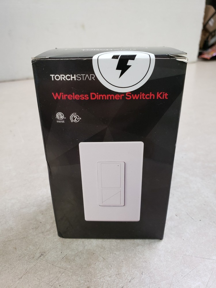 Torchstar 120V Dimmer Switch, Wireless Light Switch and Receiver Kit