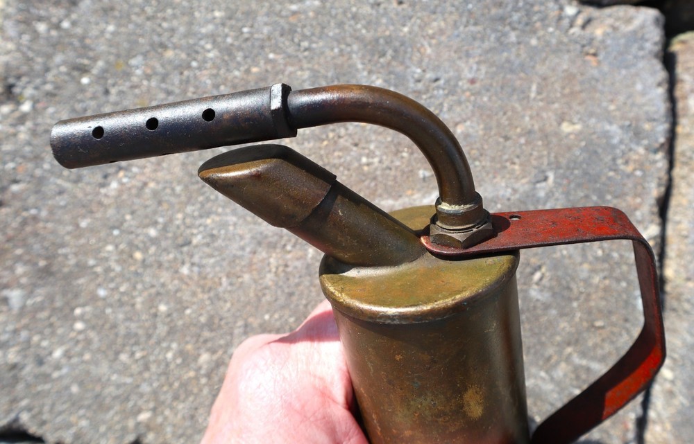 Miniature Vintage Brass Torch Burner