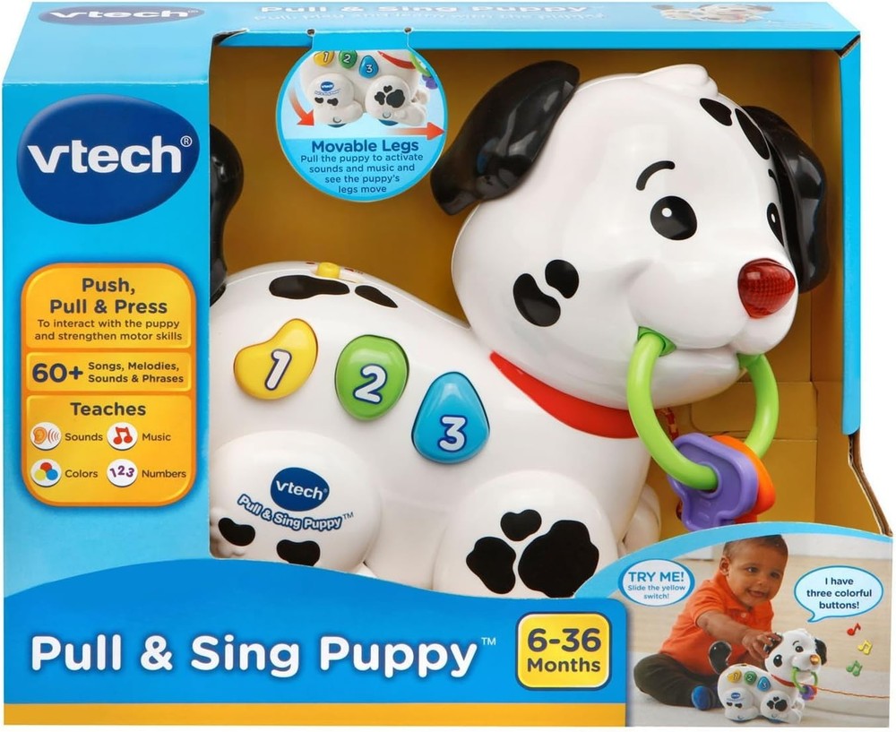Interactive Pull and Sing Puppy Toy