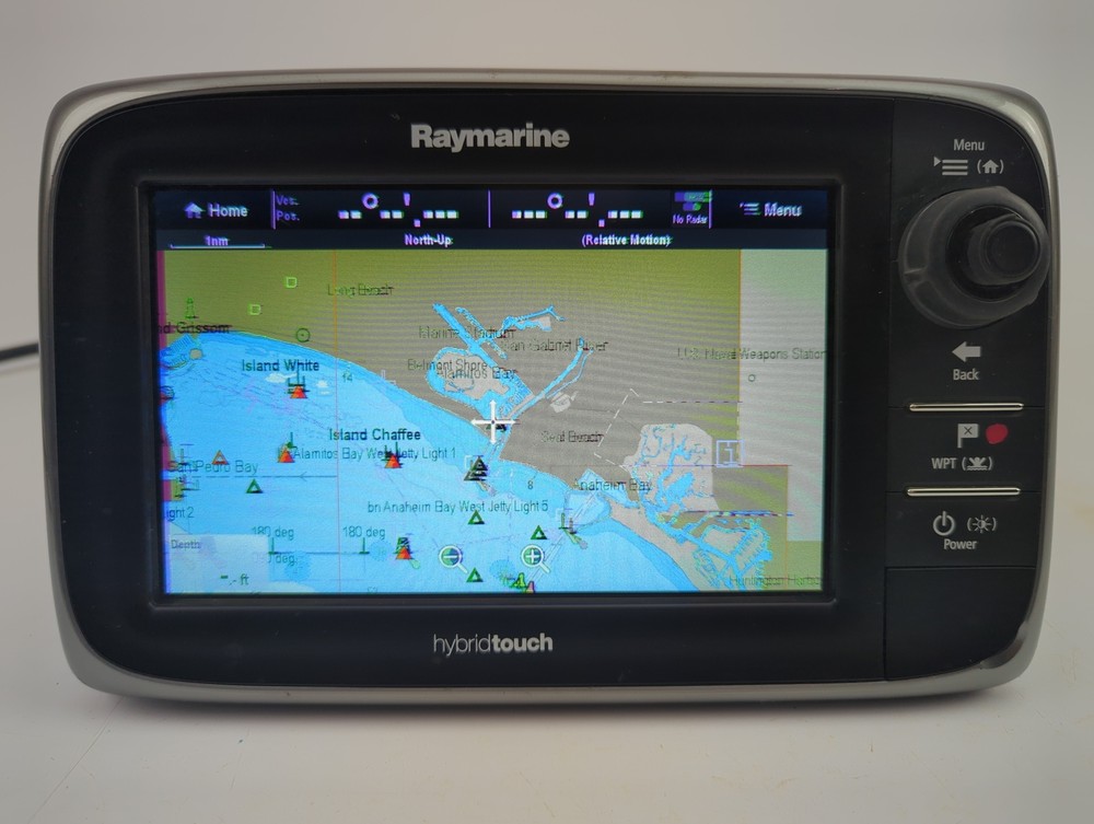 Raymarine e7 E62354 HybridTouch 7" Touch Screen GPS Fishfinder Chartplotter MFD