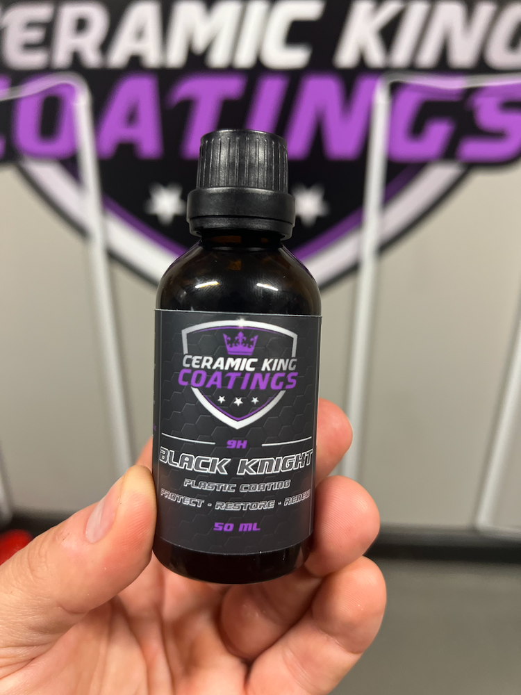 Black Knight Permanent Plastic Ceramic Coating - Renew Restore Protect See Video