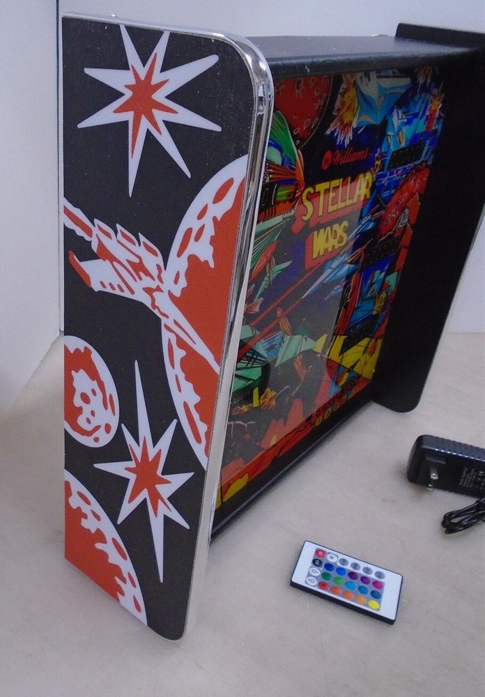 Williams Stellar Wars Pinball Head LED Display light box
